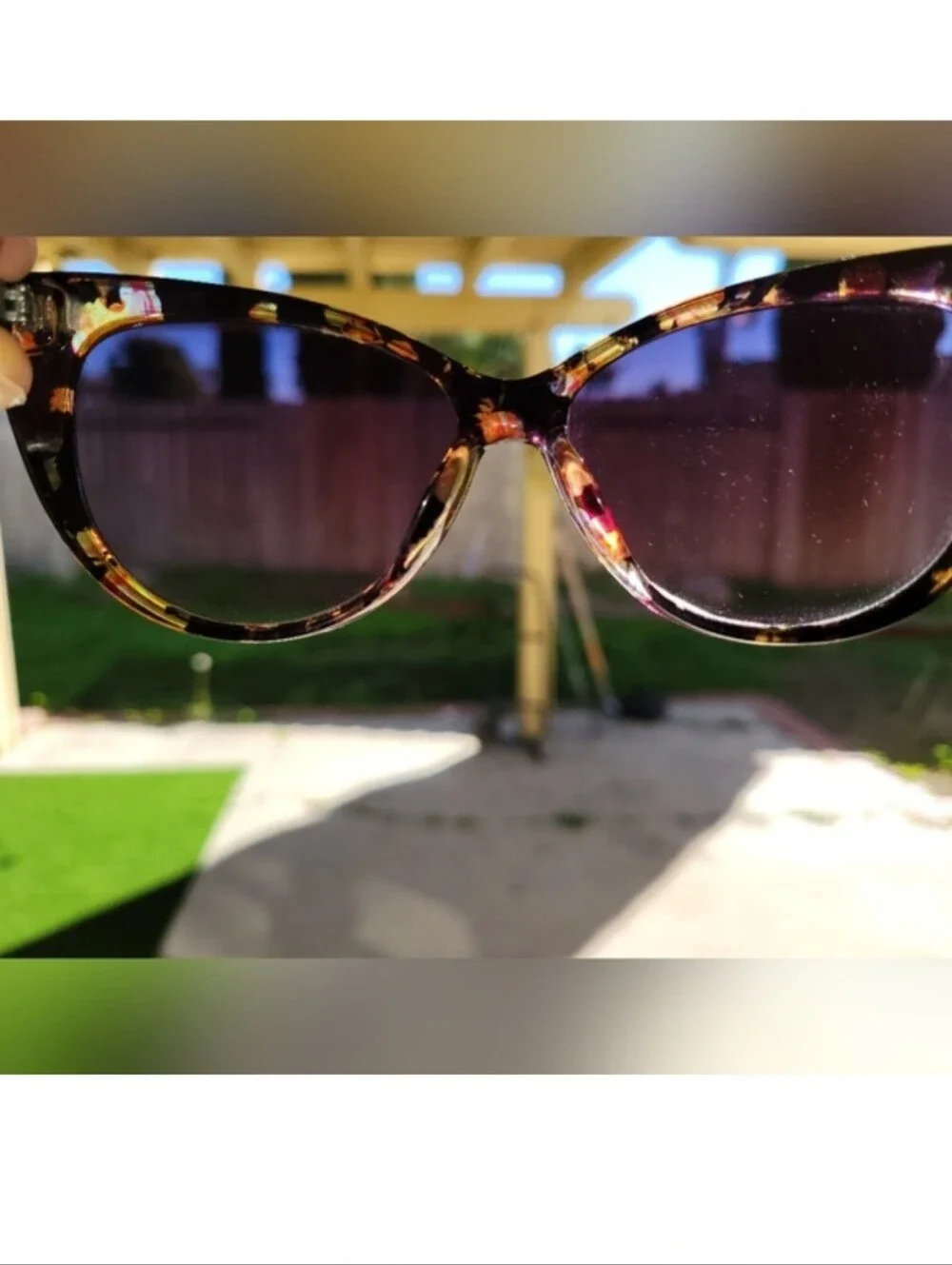 Women's Retro Cat-Eye Tortoise-Shell Sunglasses With Brown Gradient Lenses UV